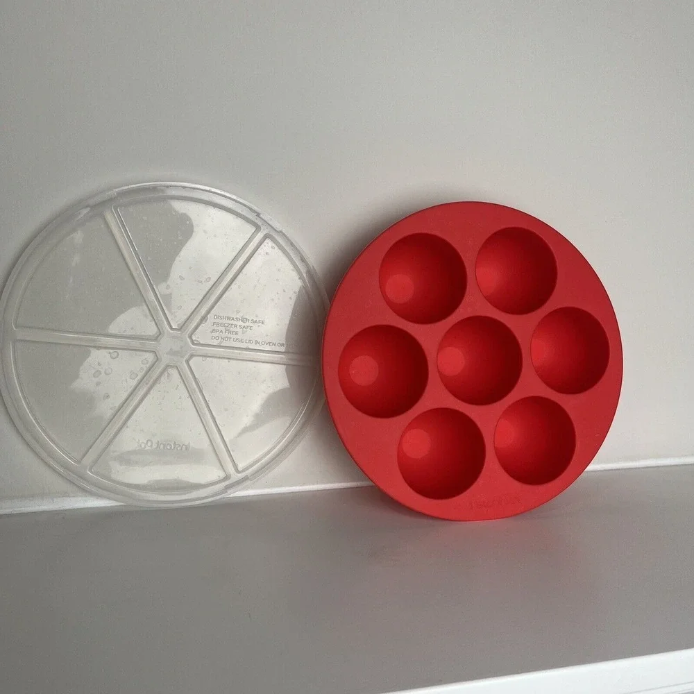 Instant Pot Egg Bites/ Baby Food Tray Pan Silicone Mold Insert With Lid 6 & 8 Qt